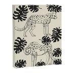 Cheetahs Monstera 4 Canvas Print Gallery Image 6