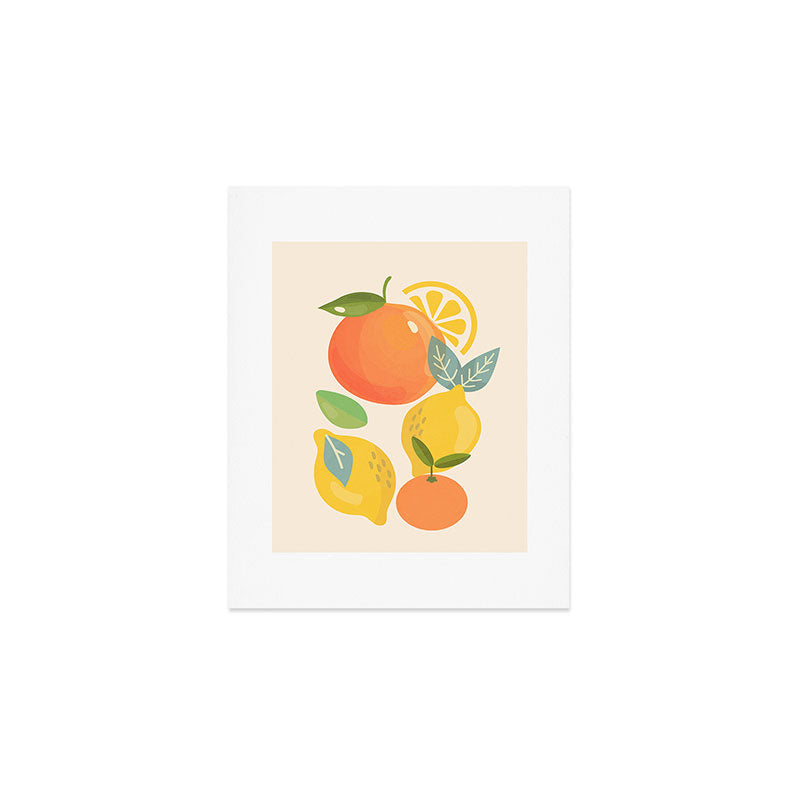 Citrus Fruits Art Print Gallery Image 1