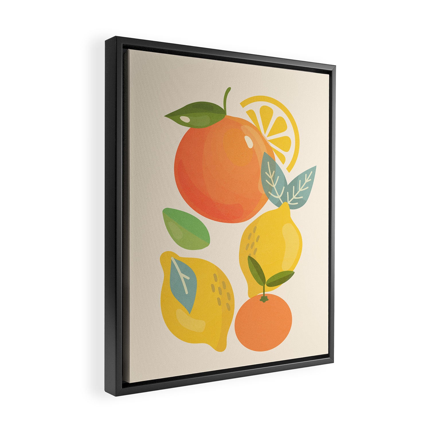 Citrus Fruits Framed Canvas Print Gallery Image 2