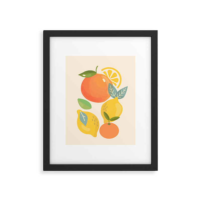 Citrus Fruits Framed Art Print Gallery Image 5