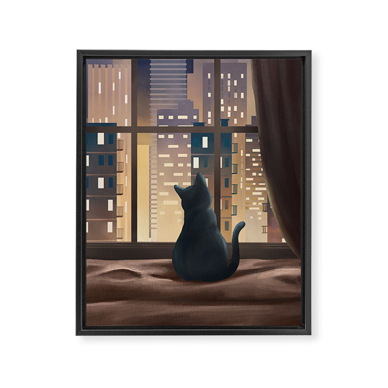City View Framed Canvas Print Gallery Image 6