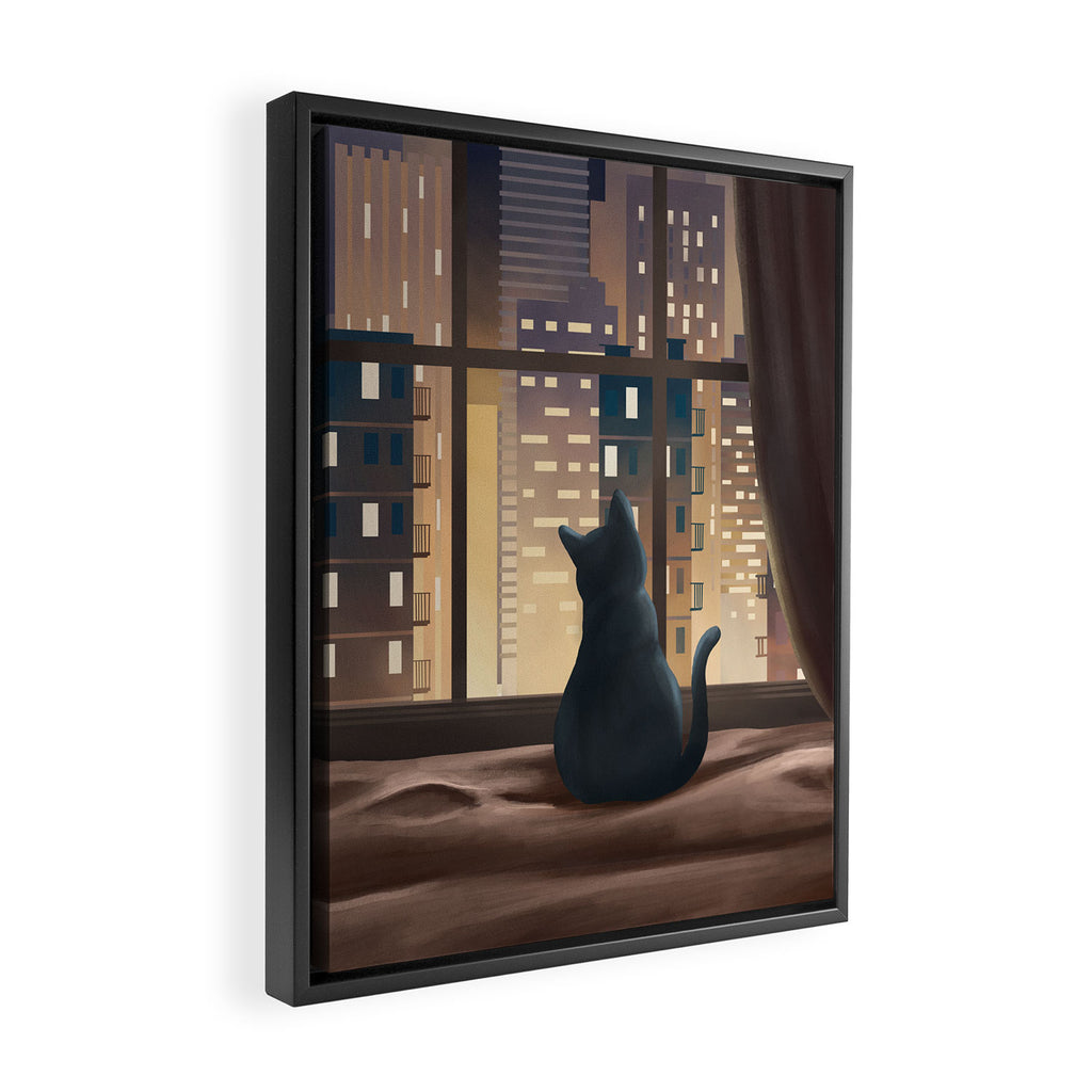 City View Framed Canvas Print Gallery Image 2