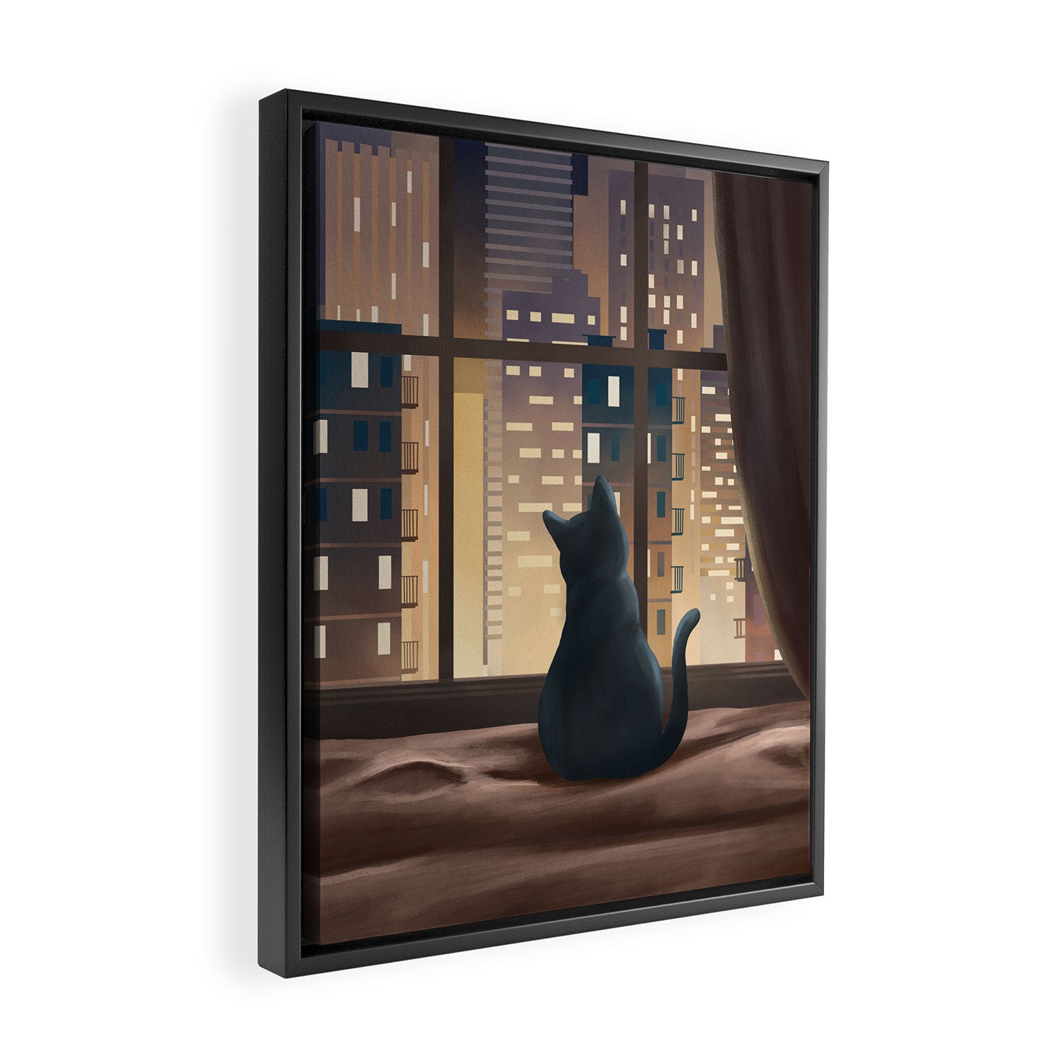 City View Framed Canvas Print Gallery Image 2