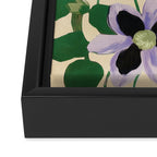 Clematis Botanical Illustration Framed Canvas Print Gallery Image 3