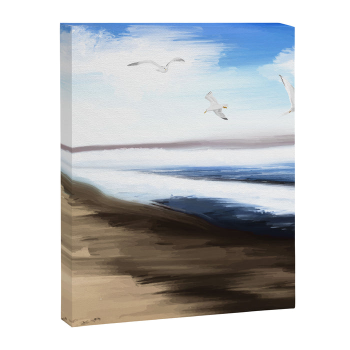 Coastal Seagulls Canvas Print Gallery Image 1