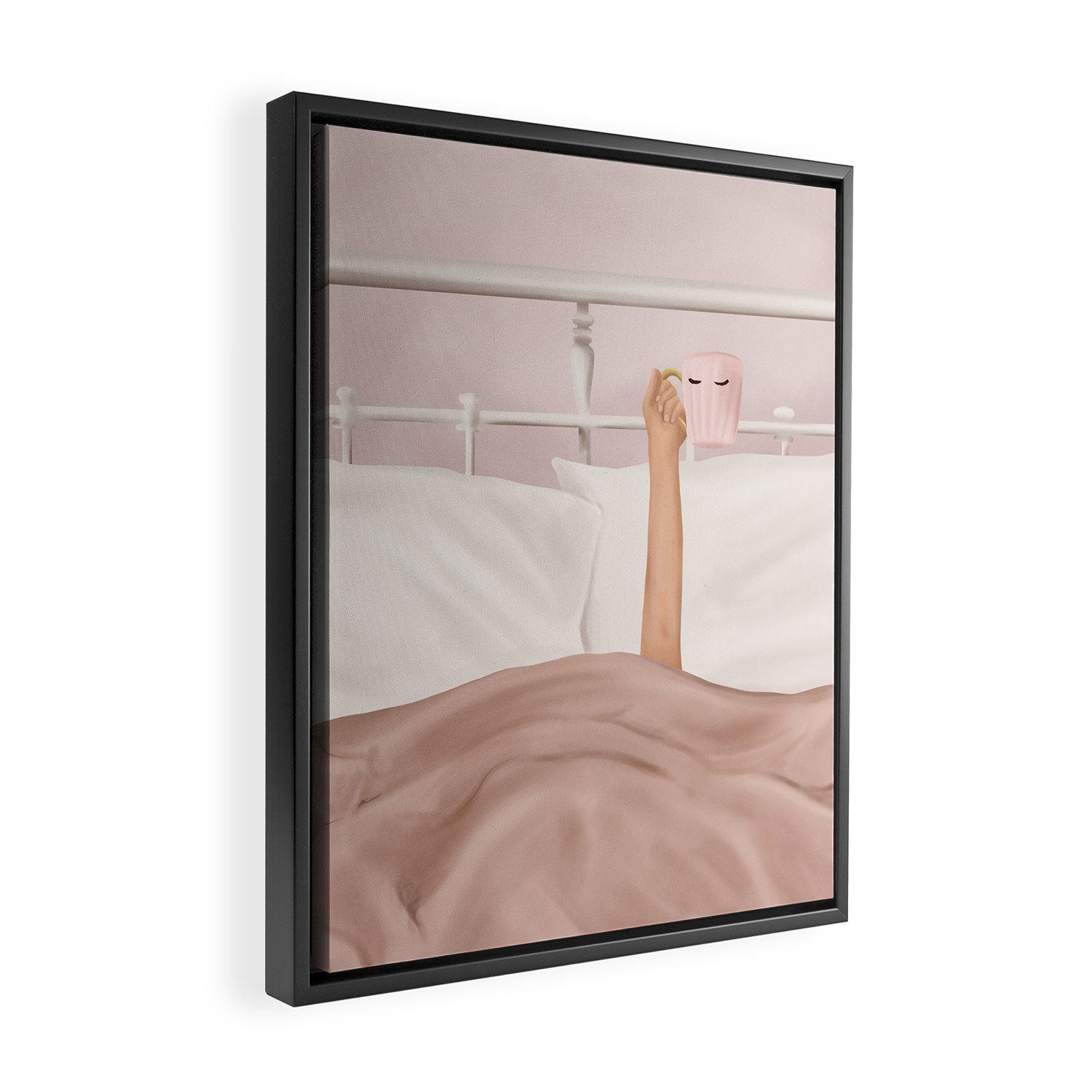 Coffee Cup Framed Canvas Print Gallery Image 2