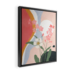 Colorful Flower Design 1 Framed Canvas Print Gallery Image 2