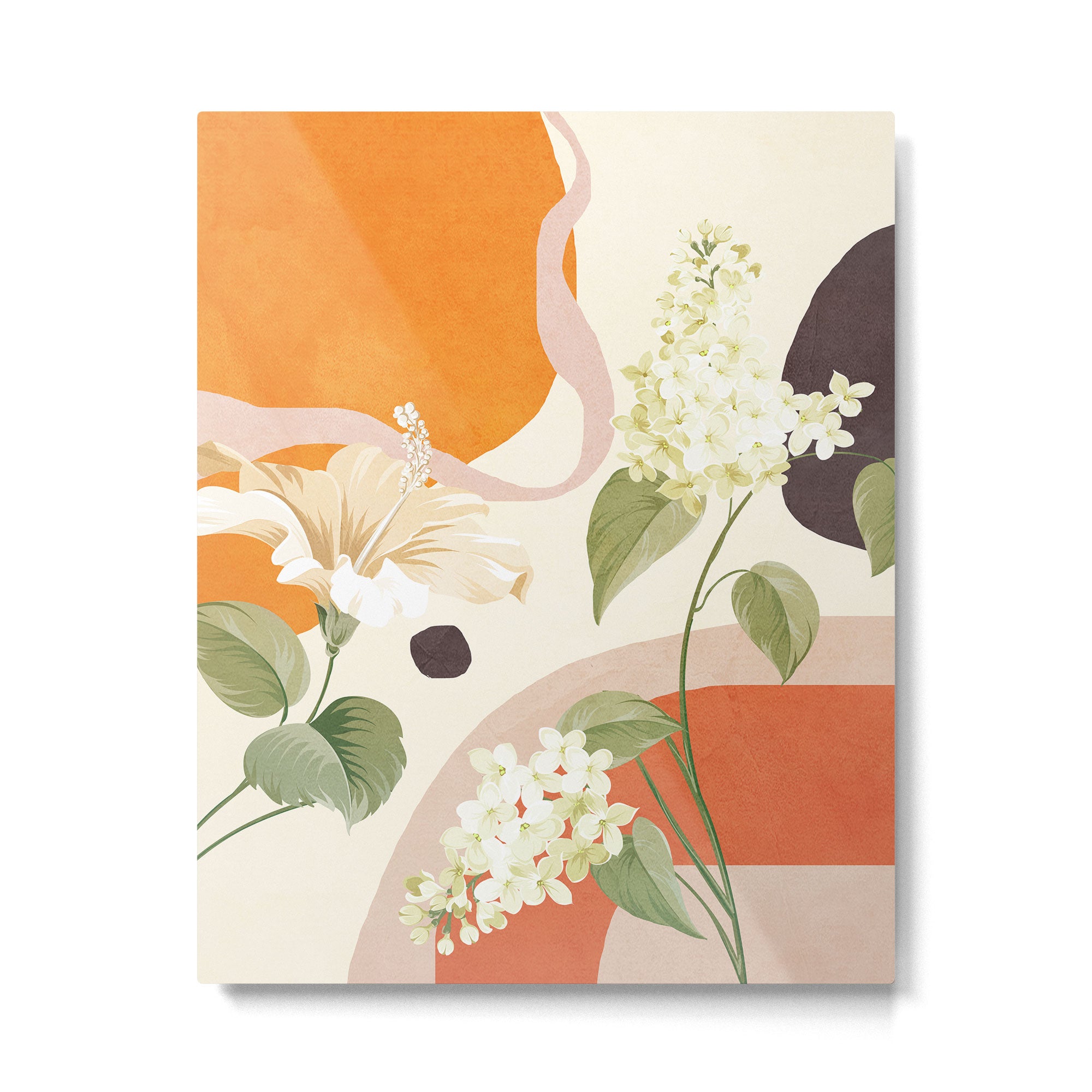 Colorful Flower Design 4 Metal Print Gallery Image 6
