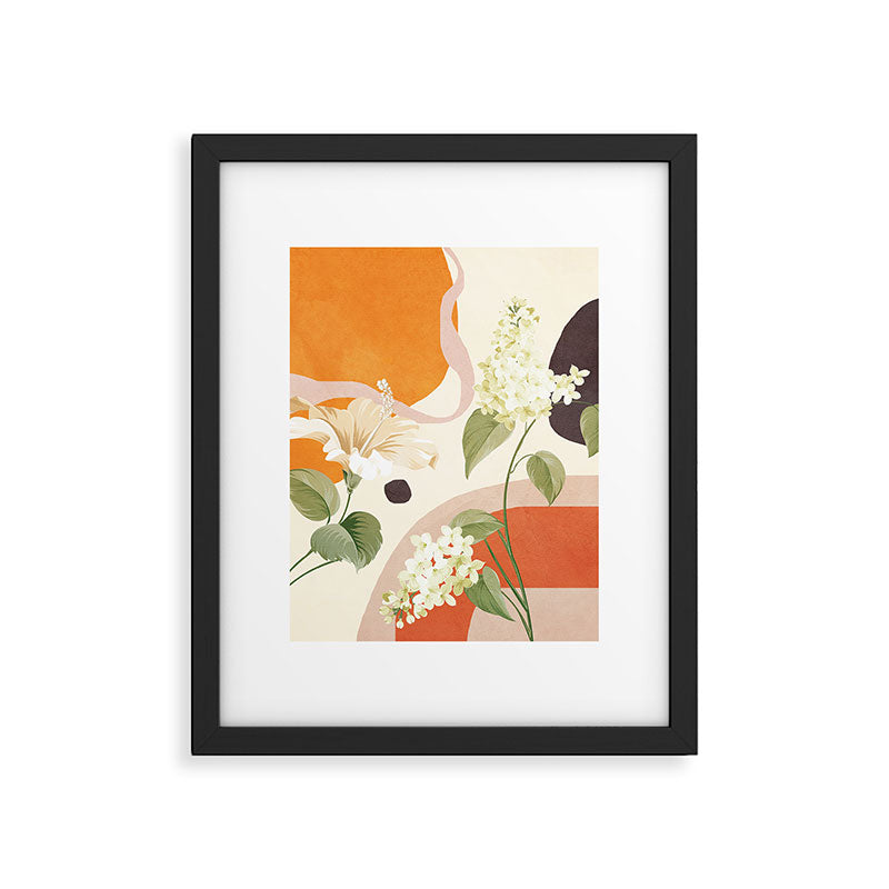 Colorful Flower Design 4 Framed Art Print Gallery Image 6