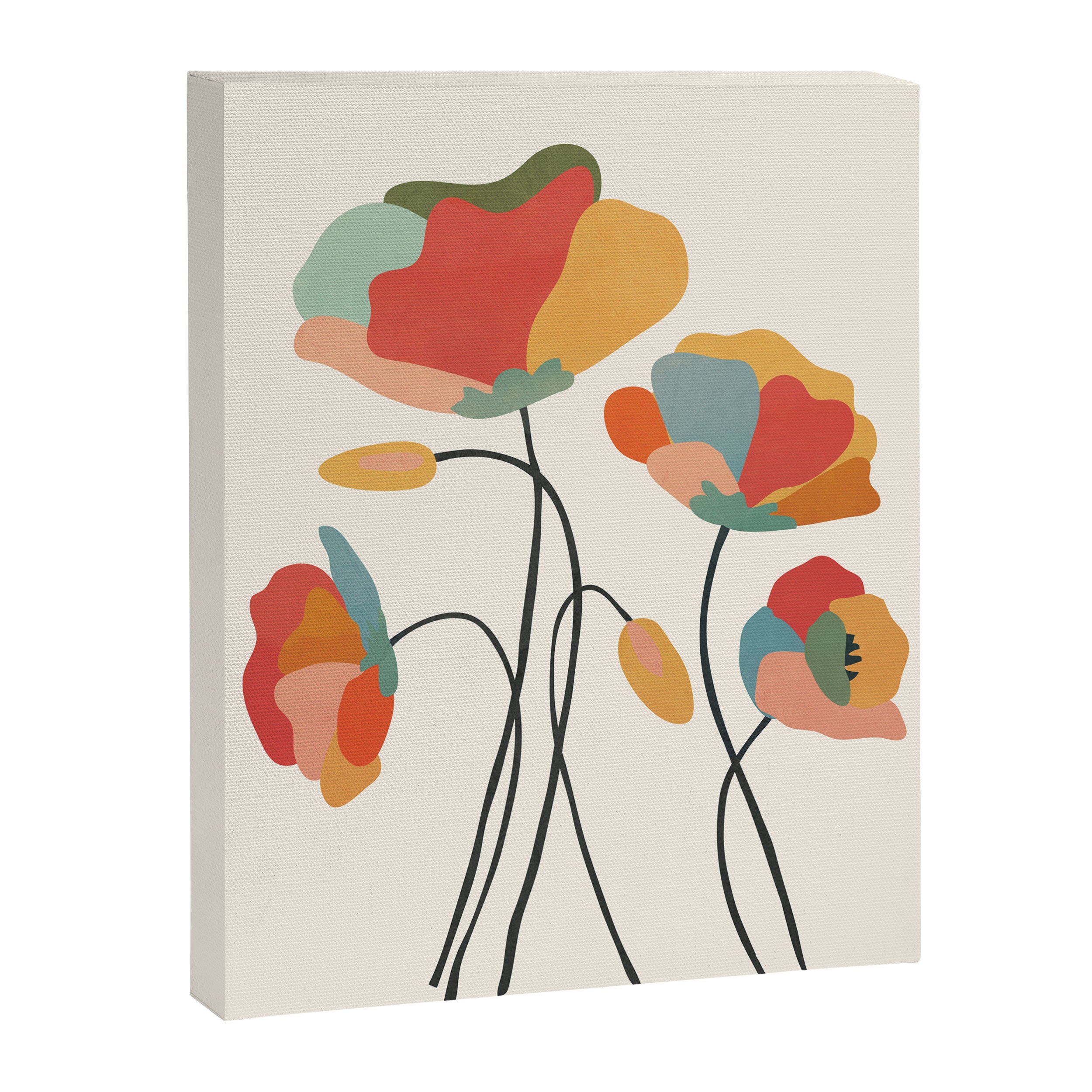 Colorful Flowers Canvas Print Gallery Image 6