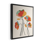 Colorful Flowers Framed Canvas Print Gallery Image 2