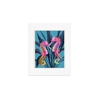 Colorful Seahorses Art 1 Art Print Gallery Image 1