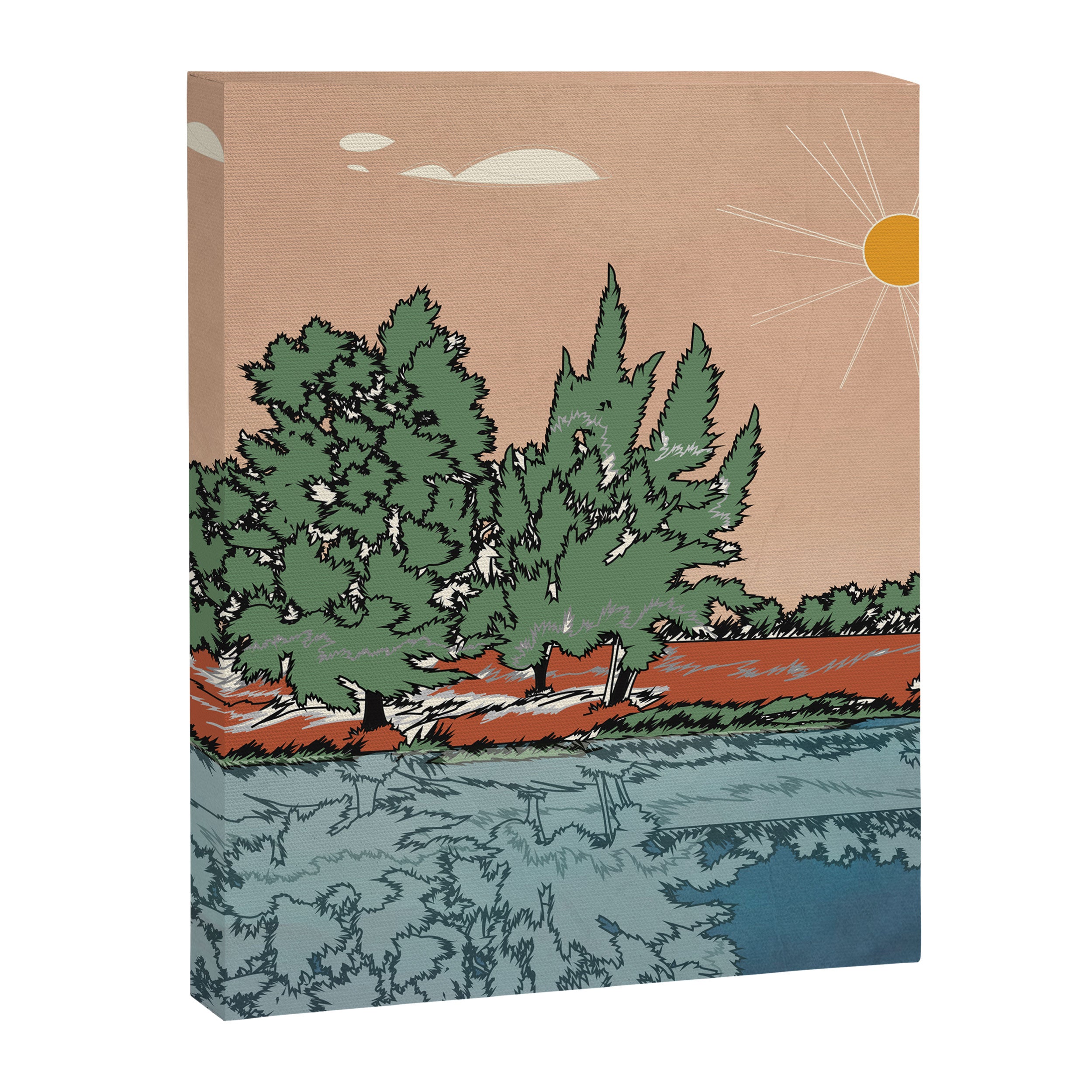 Colorful Wild Landscape 2 Canvas Print Gallery Image 8