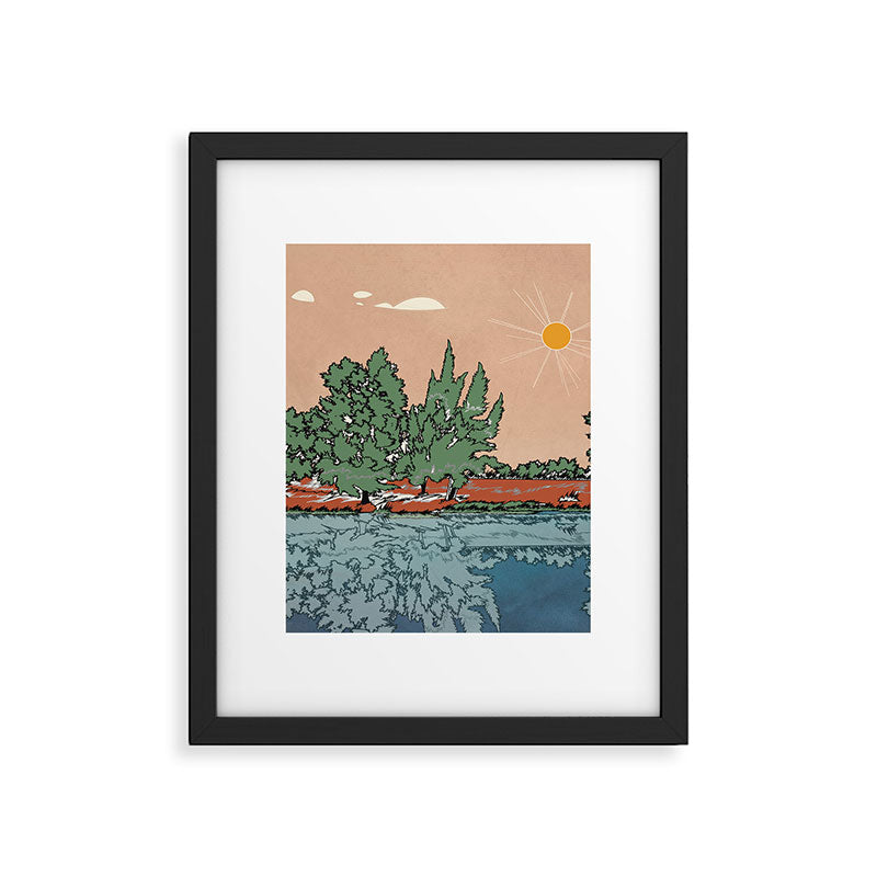 Colorful Wild Landscape 2 Framed Art Print Gallery Image 6