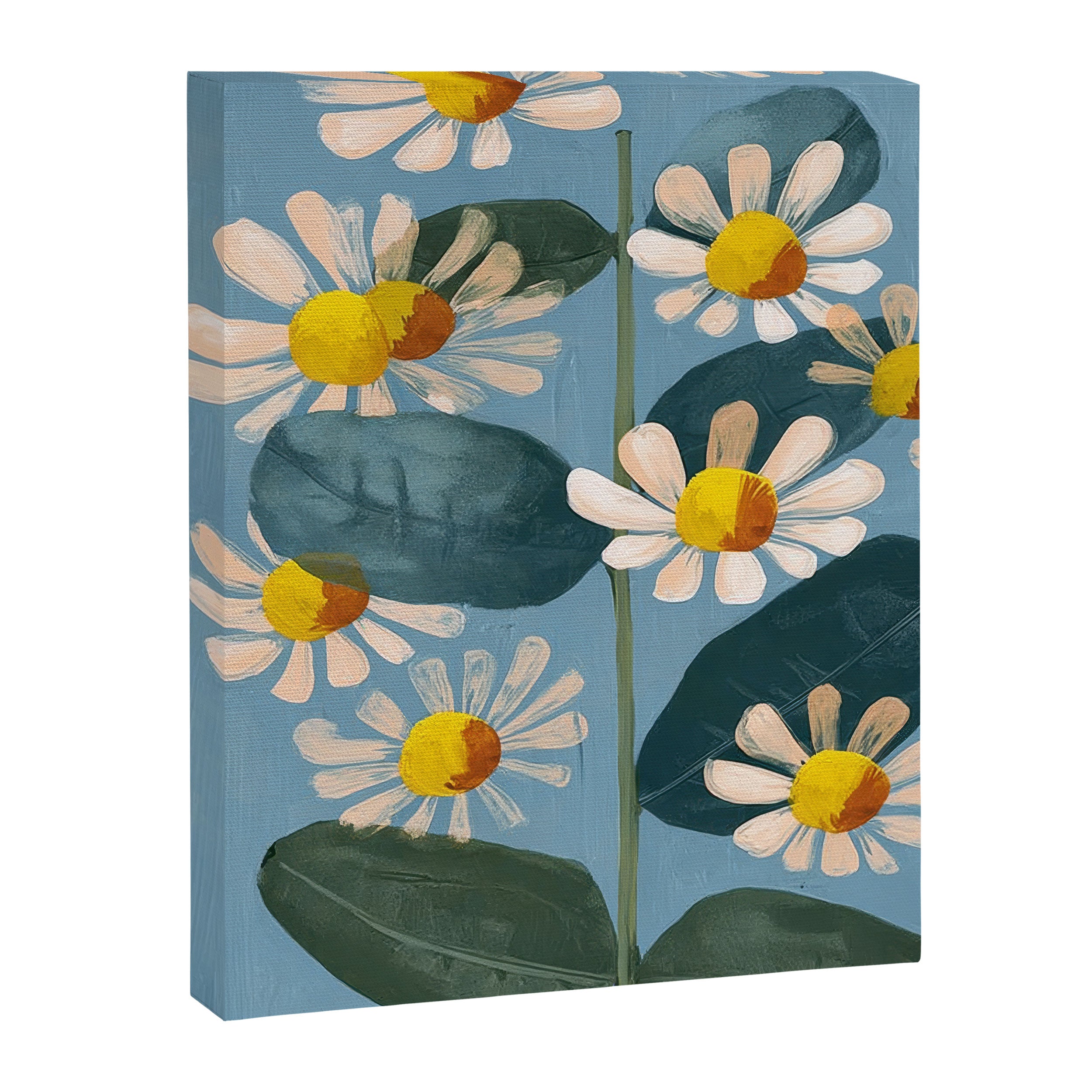 Daisy Flower Painting Canvas Print Gallery Image 6