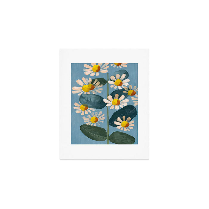 Daisy Flower Painting Art Print Gallery Image 1