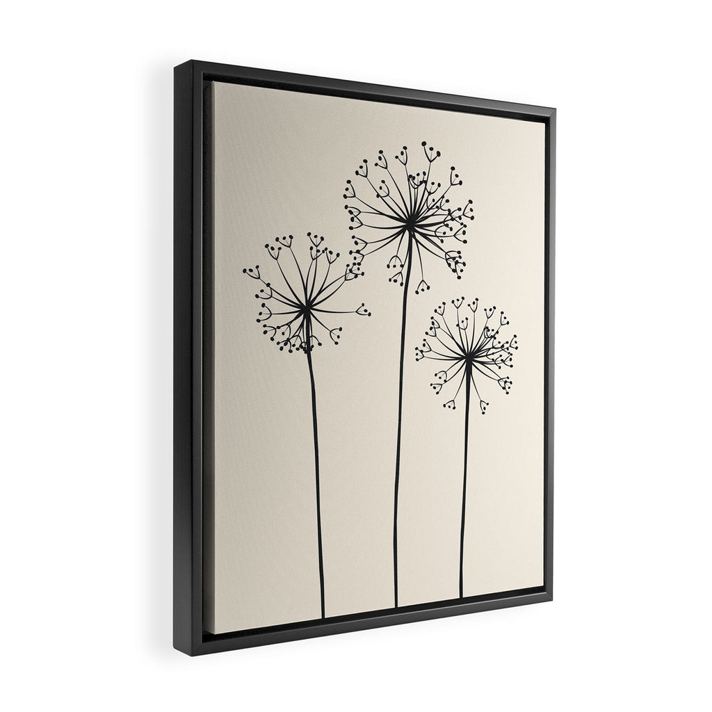 Dandelions Framed Canvas Print Gallery Image 2