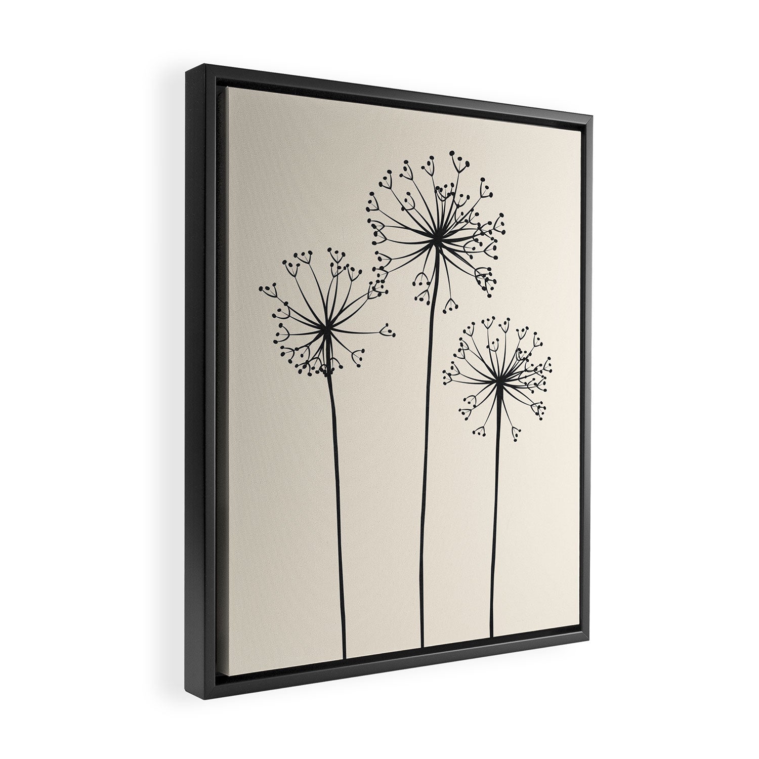 Dandelions Framed Canvas Print Gallery Image 2