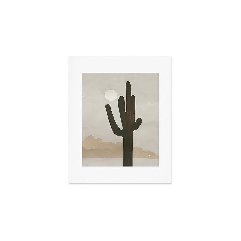 Desert Cactus Art Print Gallery Image 1