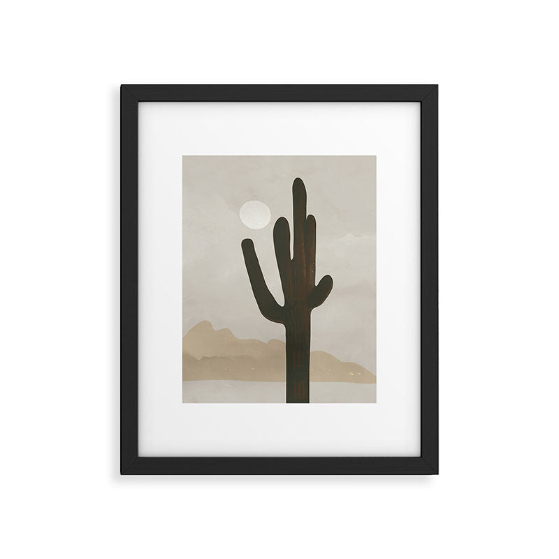 Desert Cactus Framed Art Print Gallery Image 5