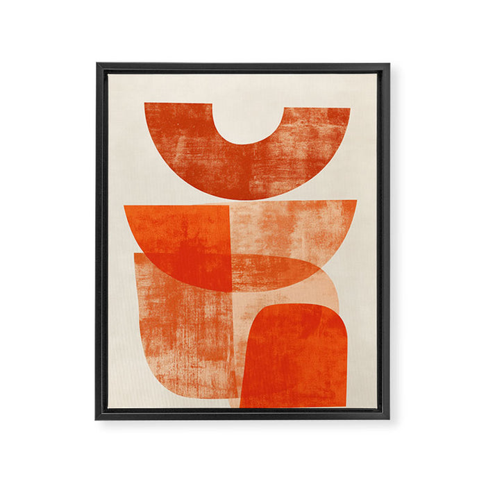 Desert Shapes I Framed Canvas Print Gallery Image 1