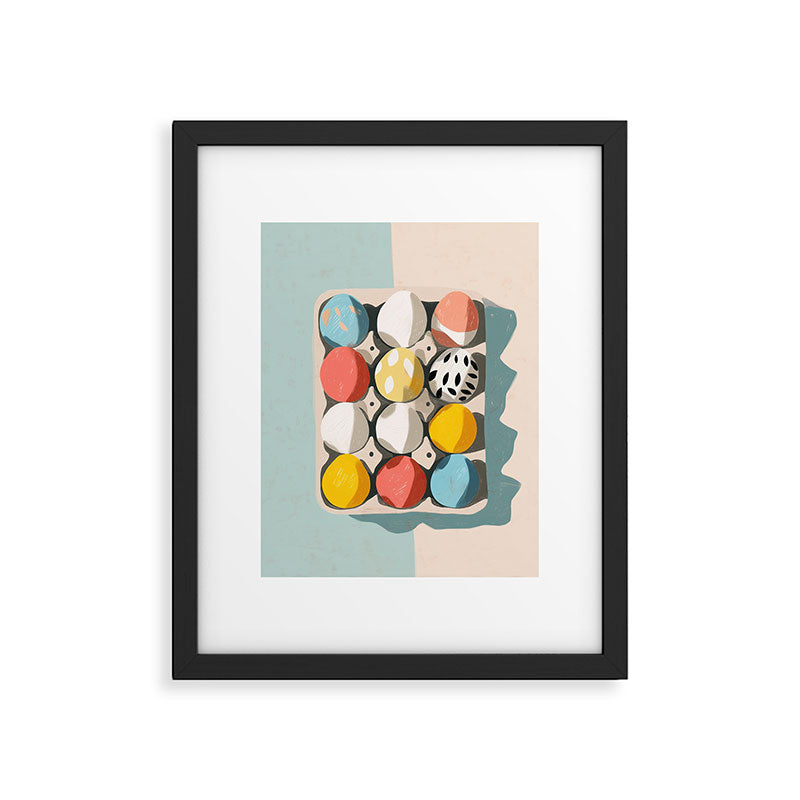 Easter Egg Carton Framed Art Print Gallery Image 5