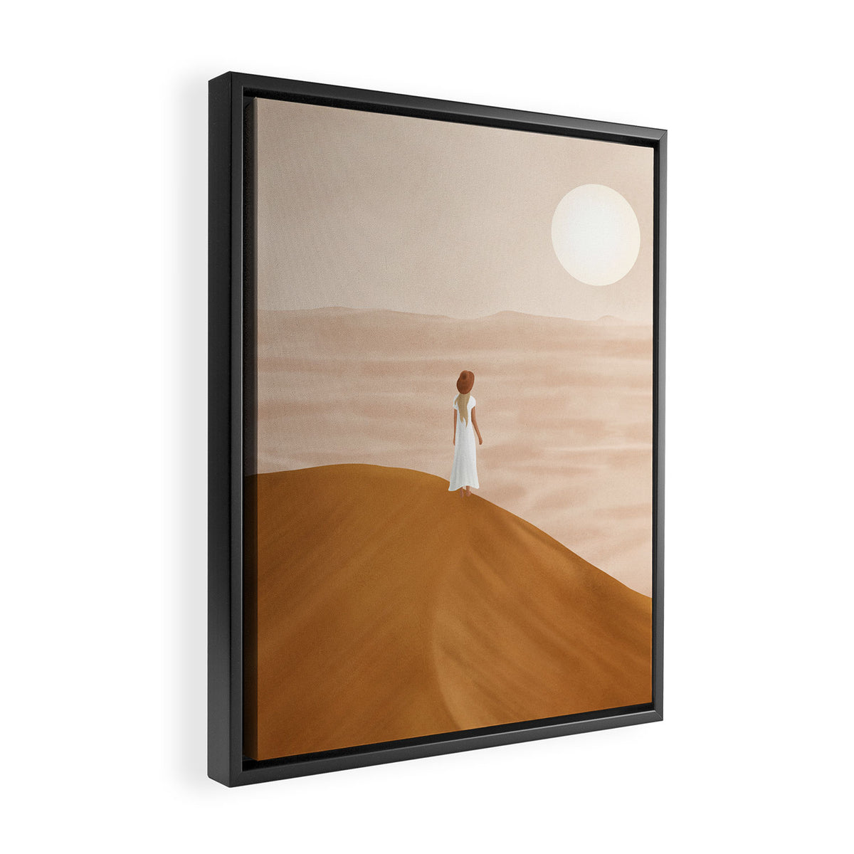 Endless Dunes Framed Canvas Print Gallery Image 2