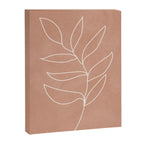 Engraved Leaf Line Canvas Print Gallery Image 6