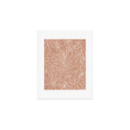 Engraved Tropical Line Art Print Gallery Image 1