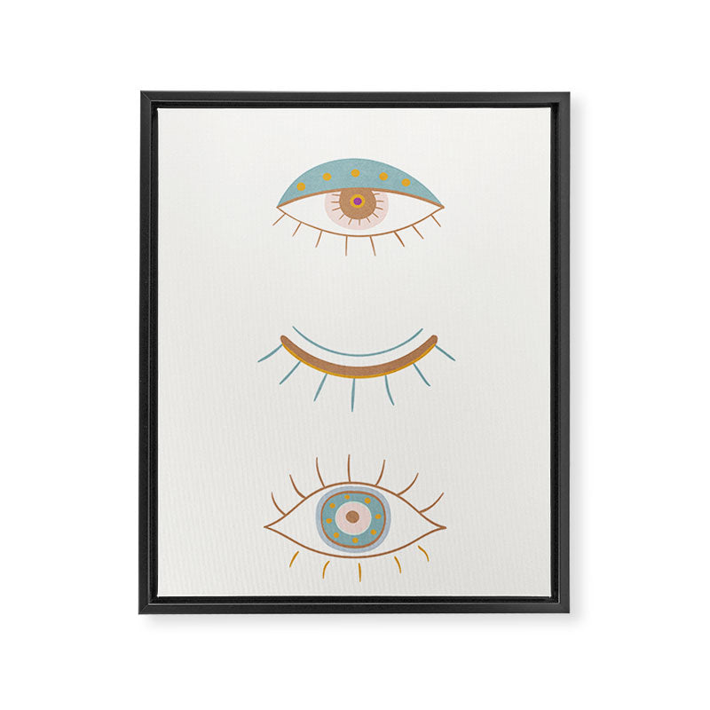 Evil Eyes II Framed Canvas Print Gallery Image 6