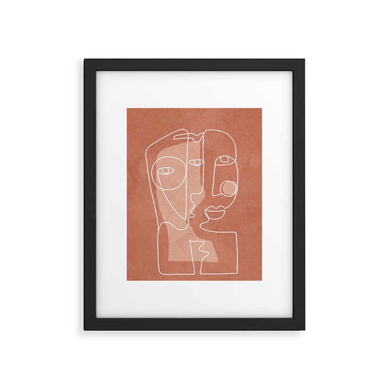 Faces 01 Framed Art Print Gallery Image 5