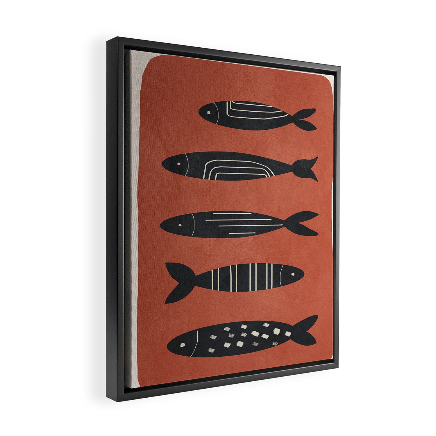 Fishes 05 Framed Canvas Print Gallery Image 2