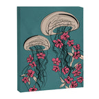 Floral Jellyfishes 1 Canvas Print Gallery Image 6