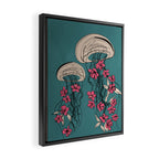 Floral Jellyfishes 1 Framed Canvas Print Gallery Image 2