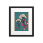 Floral Jellyfishes 1 Framed Art Print Gallery Image 5