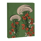 Floral Jellyfishes 2 Canvas Print Gallery Image 6