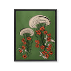 Floral Jellyfishes 2 Framed Canvas Print Gallery Image 6