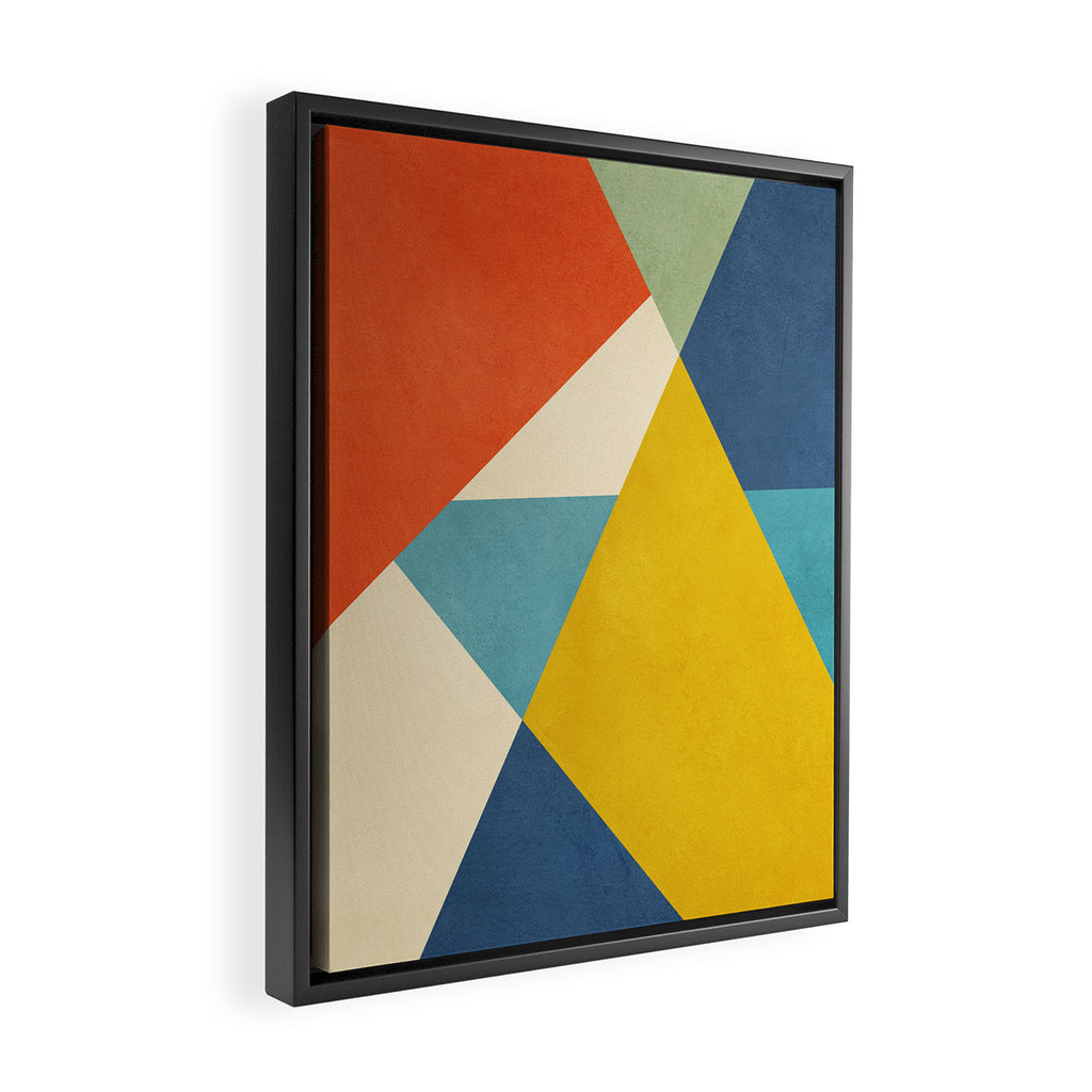 Flow of Geometry 1 Framed Canvas Print Gallery Image 2