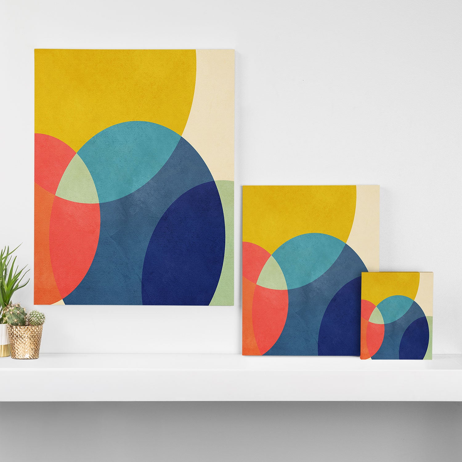 Flow of Geometry 2 Canvas Print Gallery Image 3