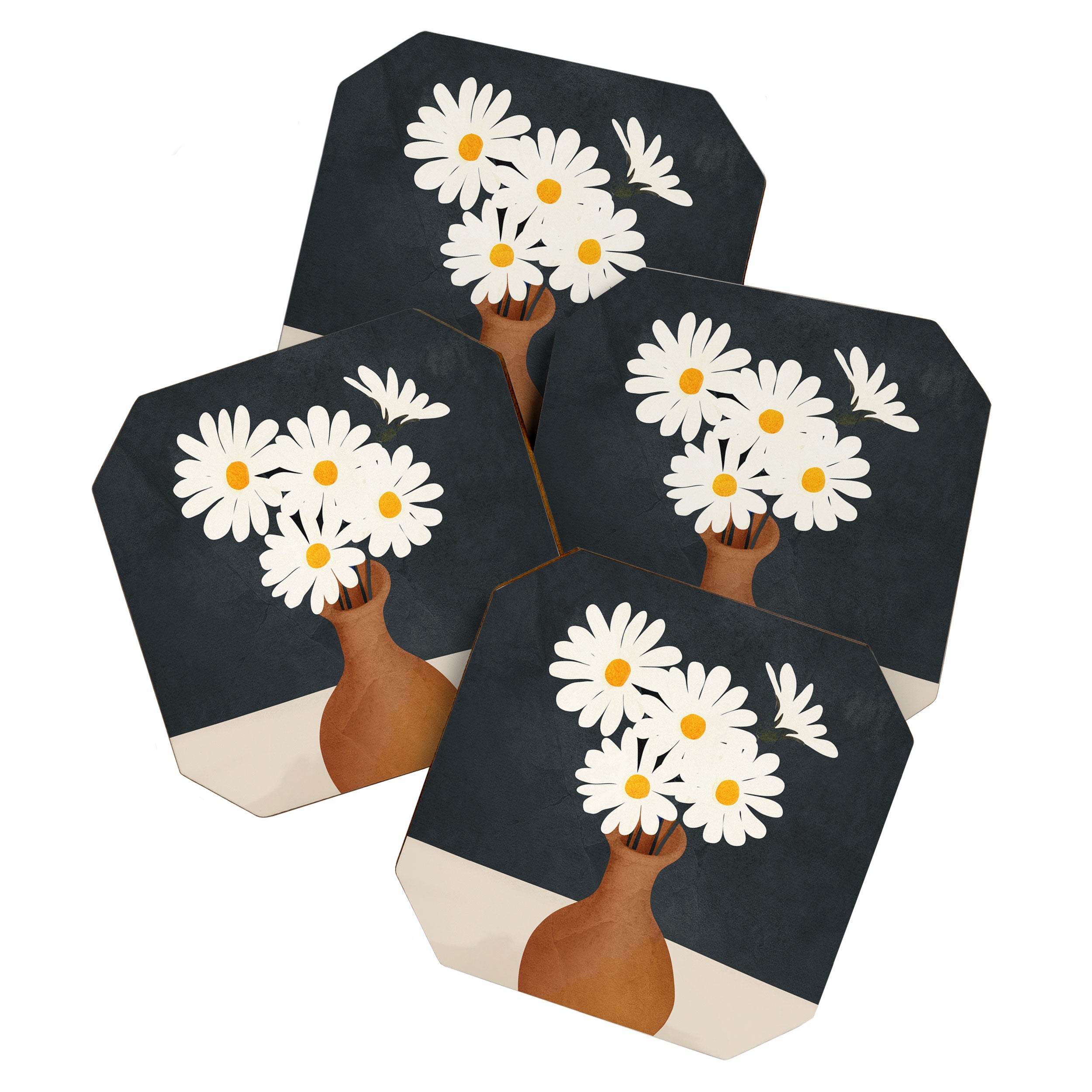 Flowers in a Vase 02 Coaster Gallery Image 1