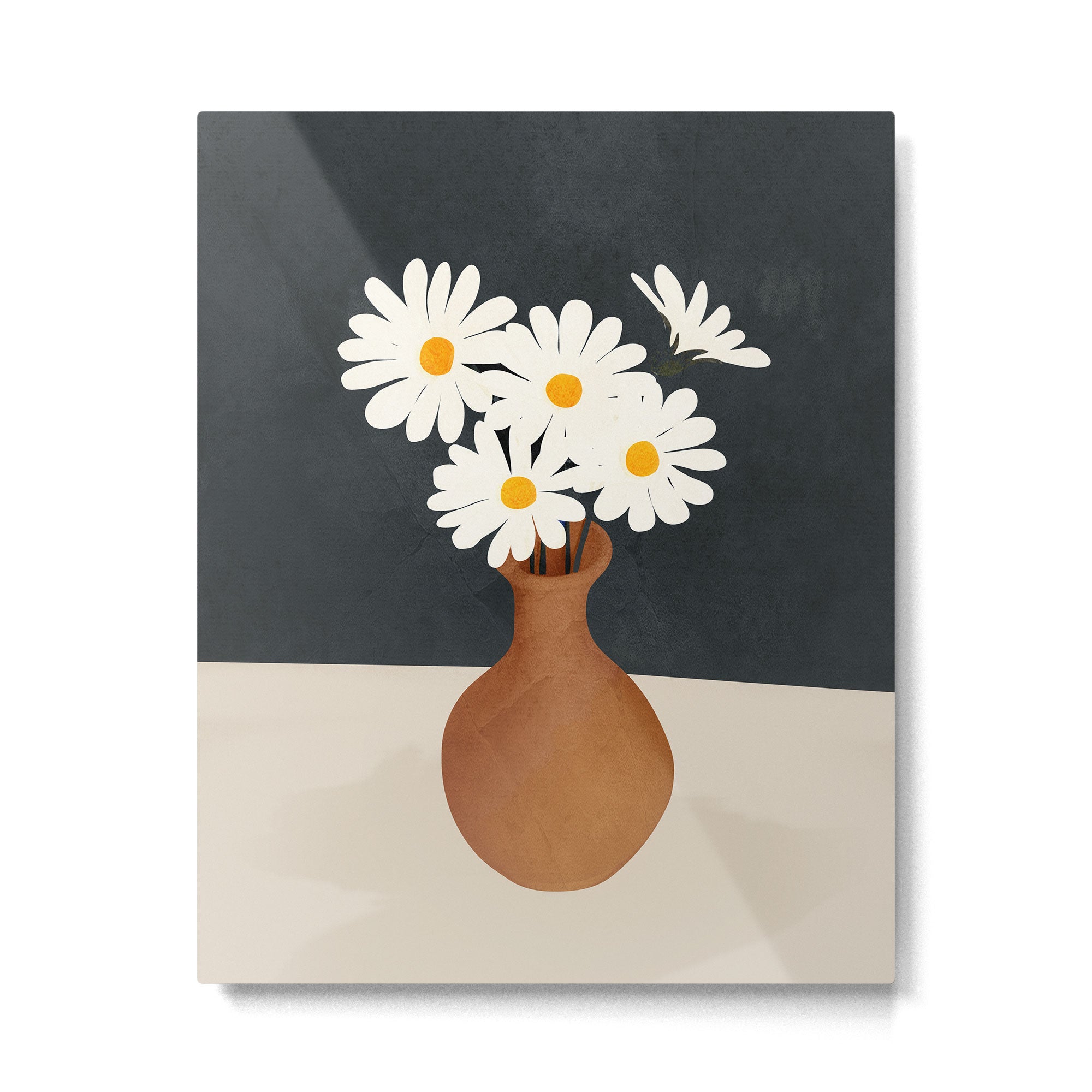 Flowers in a Vase 02 Metal Print Gallery Image 4