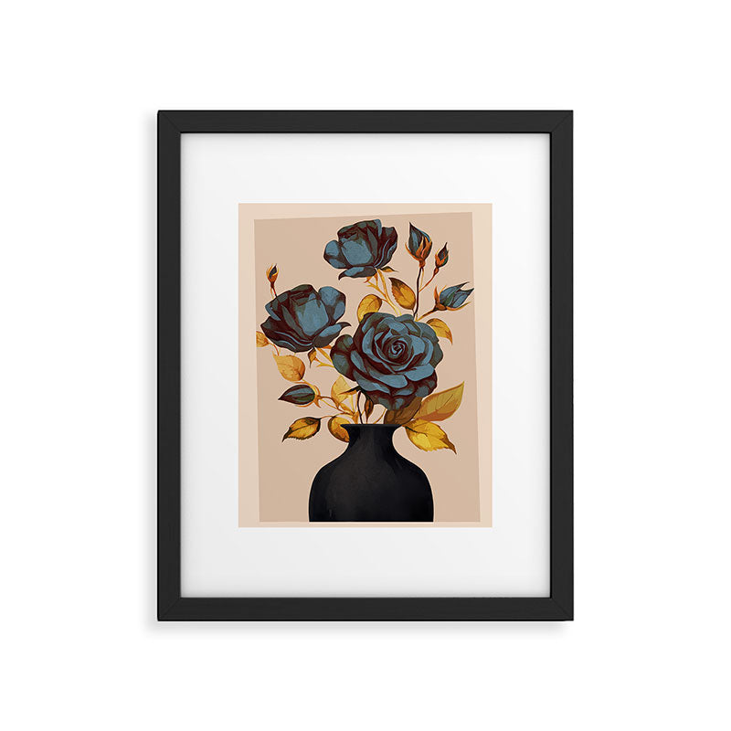Flowers In Vase 4  Framed Art Print Gallery Image 5