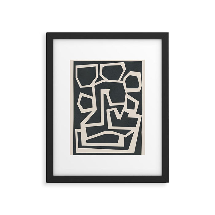 Fragmented Paths 1 Framed Art Print Gallery Image 1