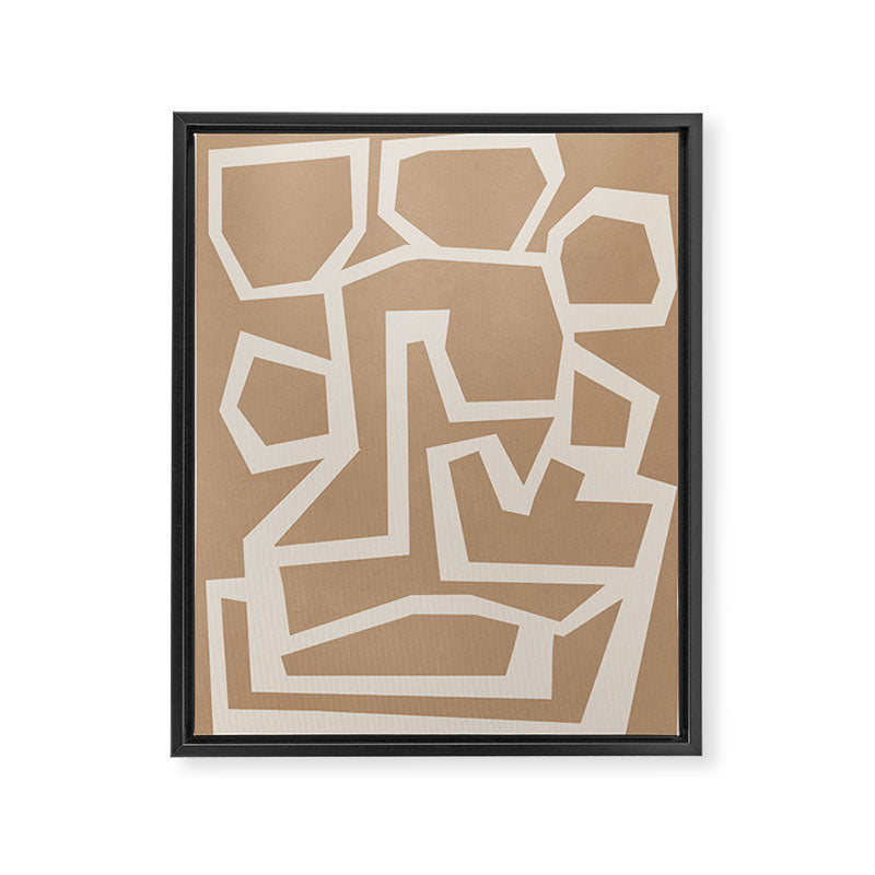 Fragmented Paths 2 Framed Canvas Print Gallery Image 8