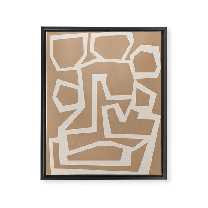 Fragmented Paths 2 Framed Canvas Print Gallery Image 1