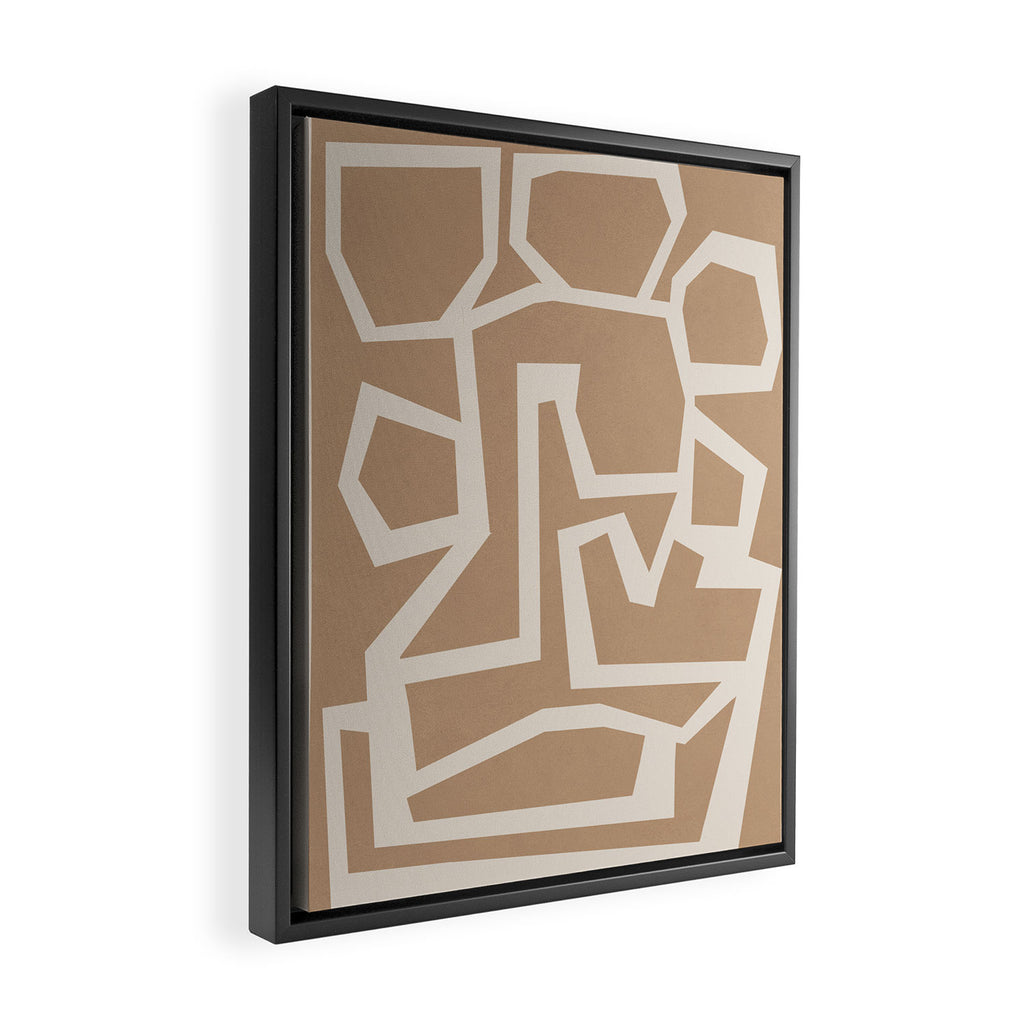 Fragmented Paths 2 Framed Canvas Print Gallery Image 2