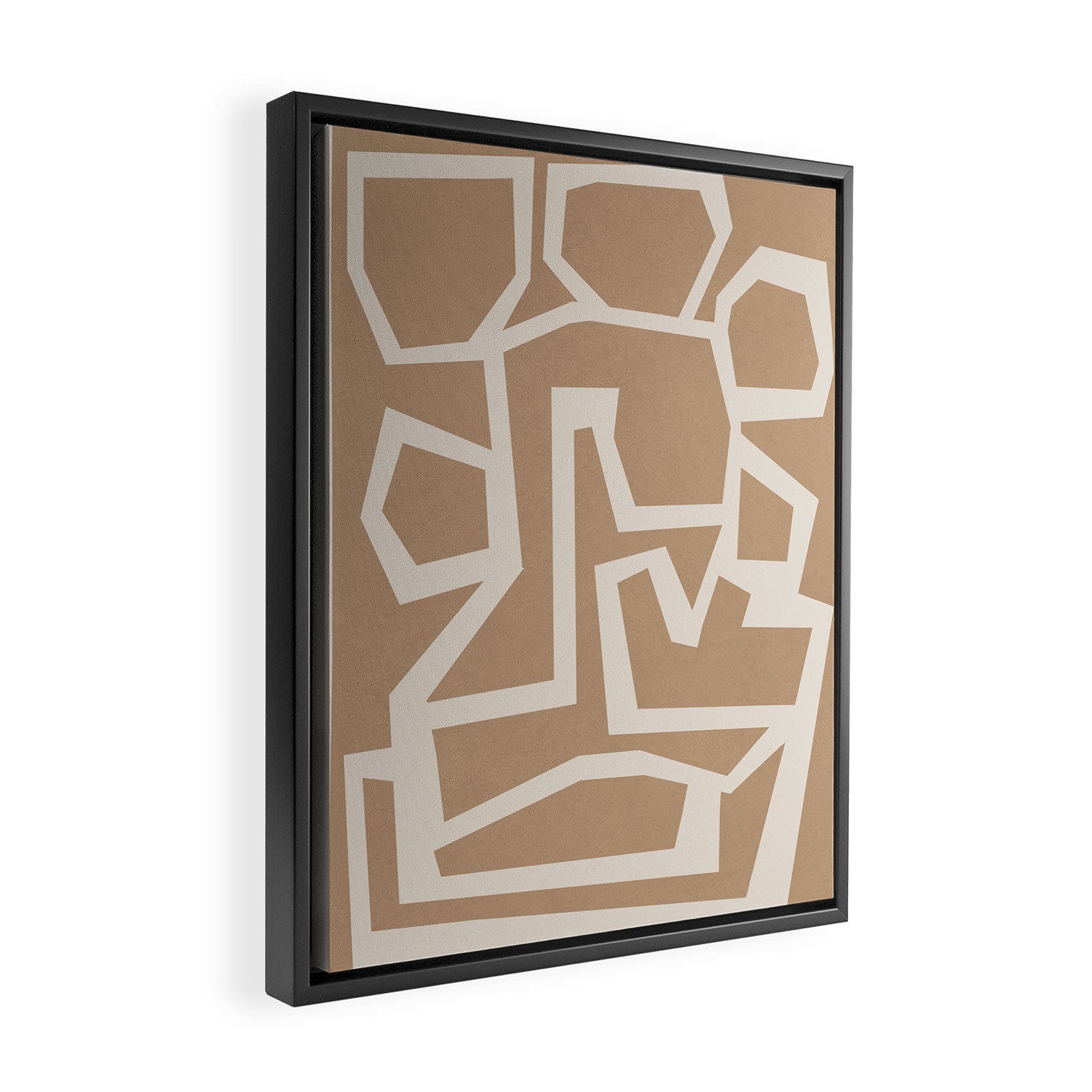 Fragmented Paths 2 Framed Canvas Print Gallery Image 2