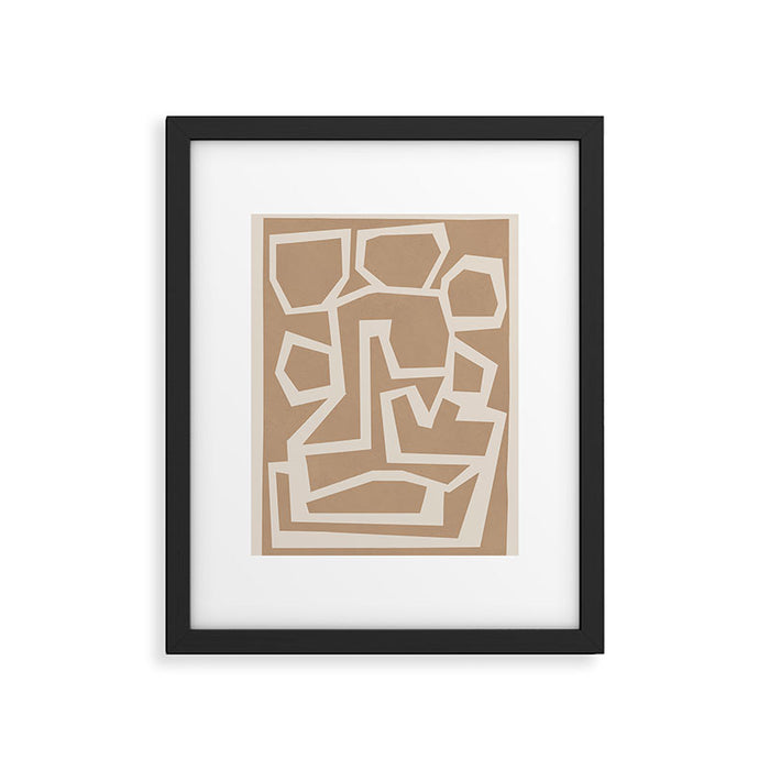Fragmented Paths 2 Framed Art Print Gallery Image 1