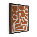 Fragmented Paths 7 Framed Canvas Print Gallery Image 2