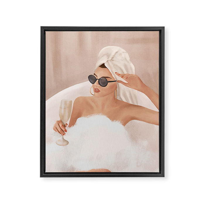 Friday Evening Framed Canvas Print Gallery Image 1